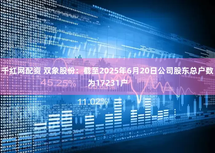 千红网配资 双象股份：截至2025年6月20日公司股东总户数为17231户